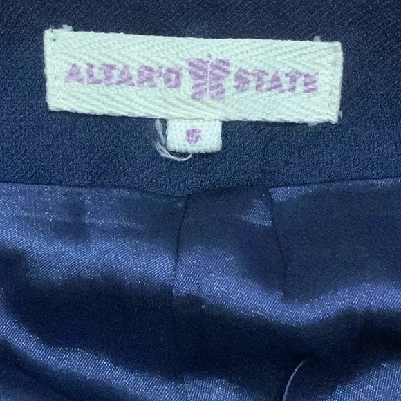 Women’s Altar’d State Shorts Size Small Navy & Pink EUC - Picture 5 of 6